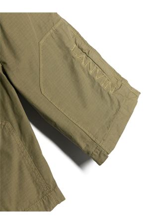 Green cotton shorts LANVIN KIDS | N24051664